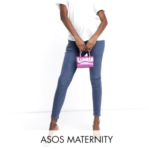 ASOS Maternity nwt Whitby Skinny Jeans, Size 12 - Picture 2 of 3